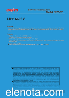 Sanyo LB11660FV datasheet