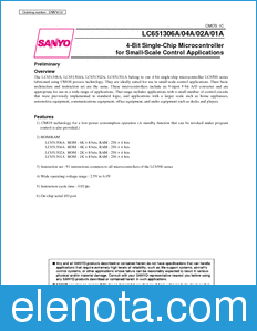 Sanyo LC651302A datasheet