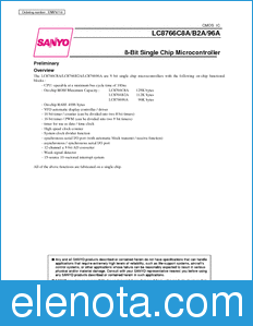 Sanyo LC8766B2A datasheet