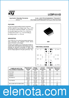 STMicroelectronics LCDP1511D datasheet