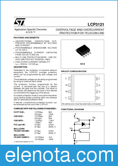 STMicroelectronics LCP3121 datasheet