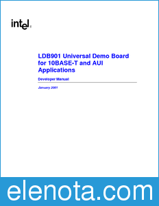 Intel LDB901 datasheet