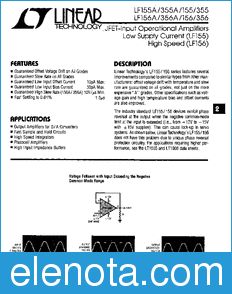 Linear Technology LF155A datasheet