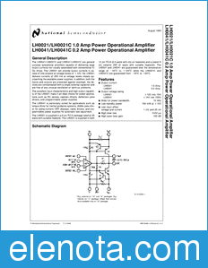 National Semiconductor LH0021 datasheet