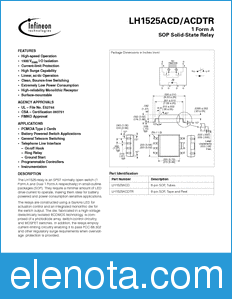 Infineon LH1525ACD datasheet
