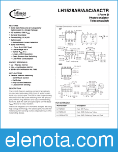 Infineon LH1528AAC datasheet