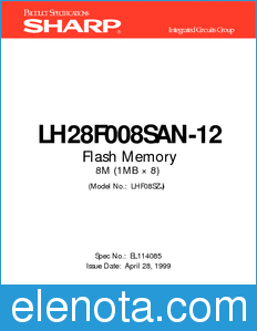 Sharp LH28F008SAN-12 datasheet