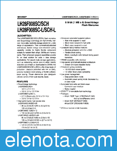 Sharp LH28F008SC datasheet