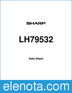 Sharp LH79532 datasheet