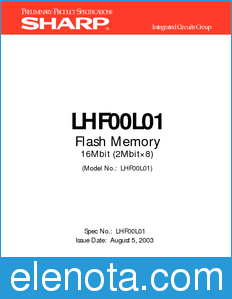 Sharp LHF00L01 datasheet