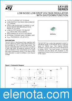 STMicroelectronics LK112SM15TR datasheet