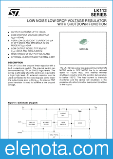 STMicroelectronics LK112XX13 datasheet