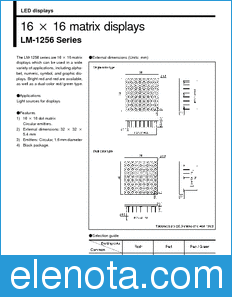 Rohm LM-1256 datasheet