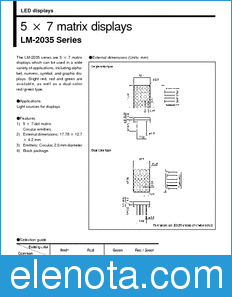 Rohm LM-2035 datasheet