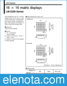 Rohm LM-2256 datasheet