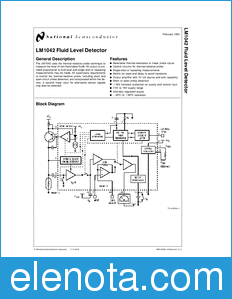 National Semiconductor LM1042 datasheet