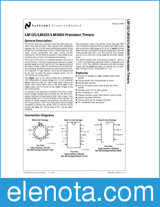 National Semiconductor LM122 datasheet