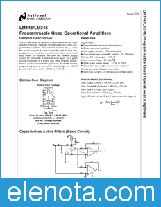 National Semiconductor LM146 datasheet
