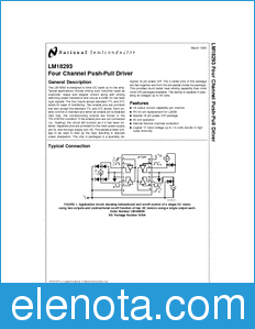National Semiconductor LM18293 datasheet