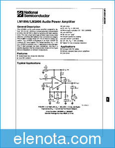 National Semiconductor LM1895 datasheet