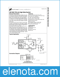 National Semiconductor LM1950 datasheet