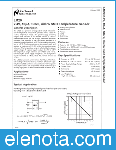 National Semiconductor LM20 datasheet