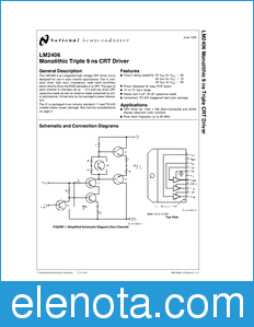 National Semiconductor LM2406 datasheet