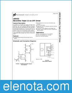 National Semiconductor LM2435 datasheet