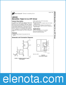 National Semiconductor LM2439 datasheet