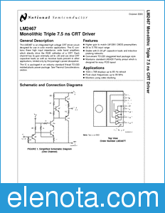 National Semiconductor LM2467 datasheet