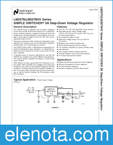 National Semiconductor LM2576/LM2576HV datasheet
