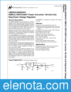 National Semiconductor LM2594 datasheet
