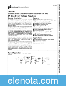 National Semiconductor LM2596 datasheet