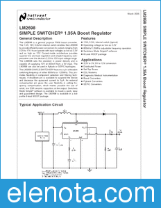 National Semiconductor LM2698 datasheet