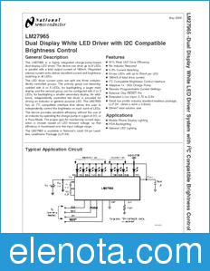 National Semiconductor LM27965 datasheet