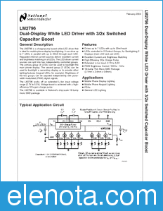 National Semiconductor LM2796 datasheet