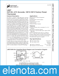 National Semiconductor LM27 datasheet