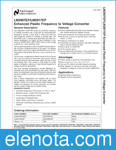 National Semiconductor LM2907EP datasheet