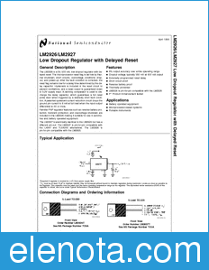 National Semiconductor LM2926 datasheet