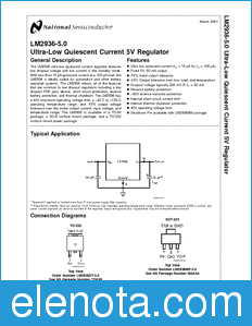 National Semiconductor LM2936-5.0 datasheet
