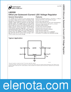 National Semiconductor LM2936 datasheet