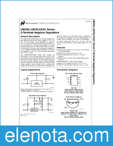 National Semiconductor LM320L datasheet