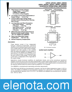 Texas Instruments LM324A datasheet
