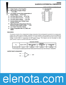 Texas Instruments LM3302 datasheet