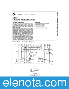 National Semiconductor LM330 datasheet