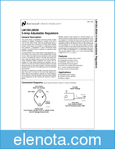 National Semiconductor LM338 datasheet