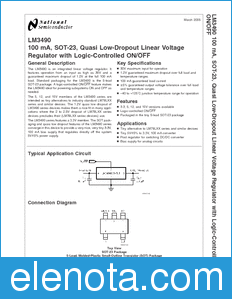 National Semiconductor LM3490 datasheet