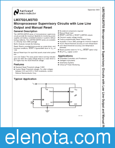 National Semiconductor LM3702 datasheet