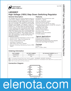 National Semiconductor LM5008EP datasheet