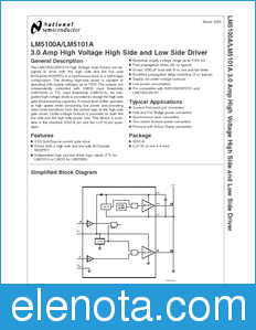 National Semiconductor LM5100A datasheet